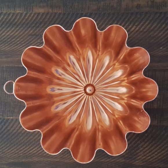 Vintage Traditional Jello / Cake Mold Copper Kitchen Decor Set Of 2 - Picture 4 of 10